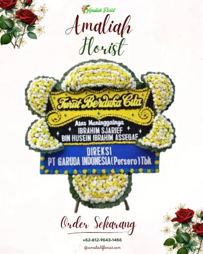 Papan Bunga Duka di Selindung Baru